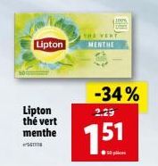 thé vert Lipton