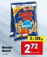 monster munch  160830  link. sta  familial  168  de  vico e monster monch  original  2x 135 g  272  kg-10,00 € 