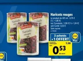 haricots rouges 