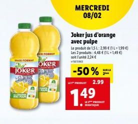 jus d'orange Joker