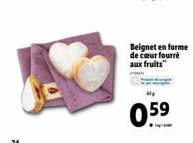 dicongi  Beignet en forme de cœur fourré aux fruits"  35472  659  0.59 