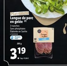 langue de porc 