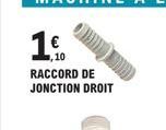 1.00  €  RACCORD DE JONCTION DROIT 