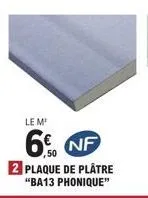 plâtre 3m