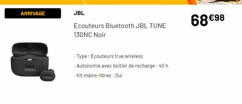 écouteurs bluetooth JBL