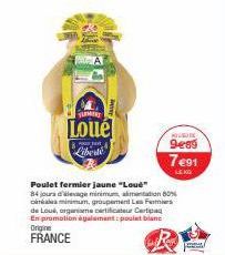 poulet fermier Loué