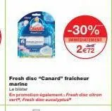 fresh disc "canard" fraicheur  marine  le bater  en promotion également:fresh diac citron vert, fresh disc eucalyptus  -30%  immediatement 2e72 