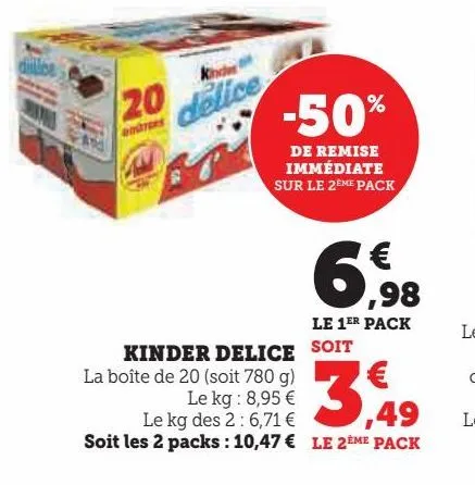 kinder delice