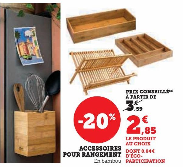 ACCESSOIRES POUR RANGEMENT