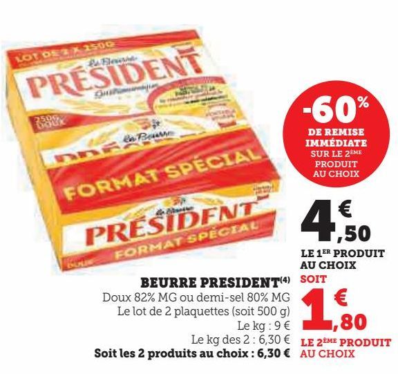 BEURRE PRESIDENT