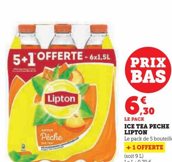 ICE TEA PECHE LIPTON