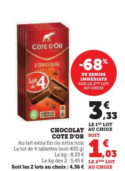 CHOCOLAT COTE D'OR