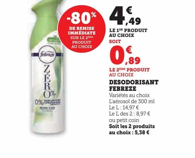 desodorisant febreze