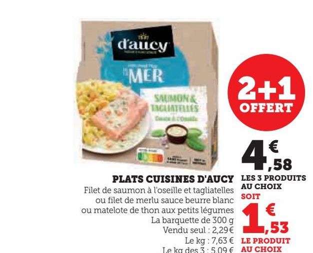 PLATS CUISINES D'AUCY