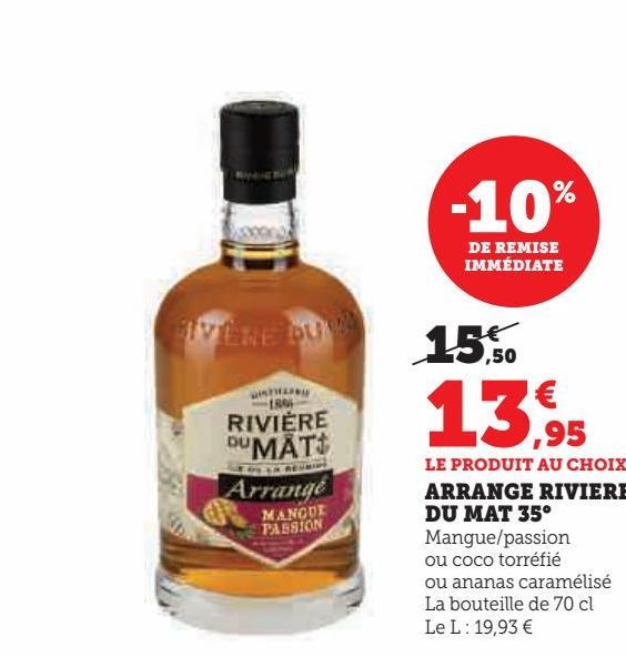 ARRANGE RIVIERE DU MAT 35°