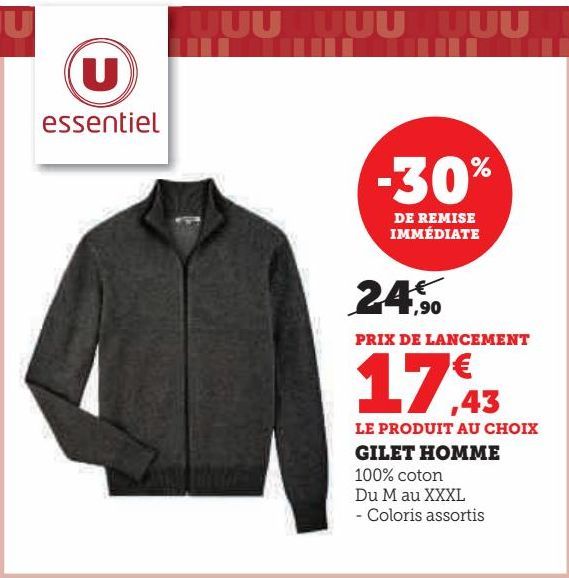 GILET HOMME