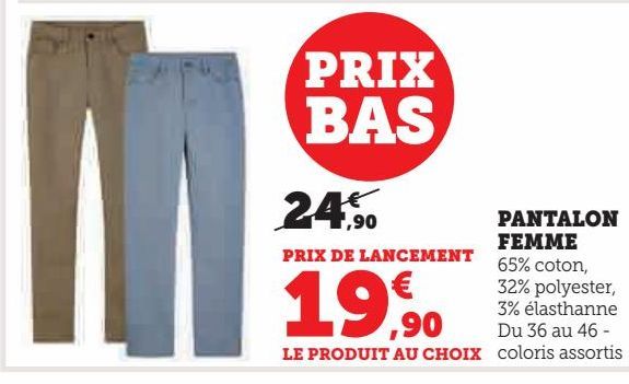 PANTALON FEMME