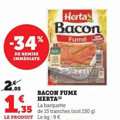 BACON FUME HERTA