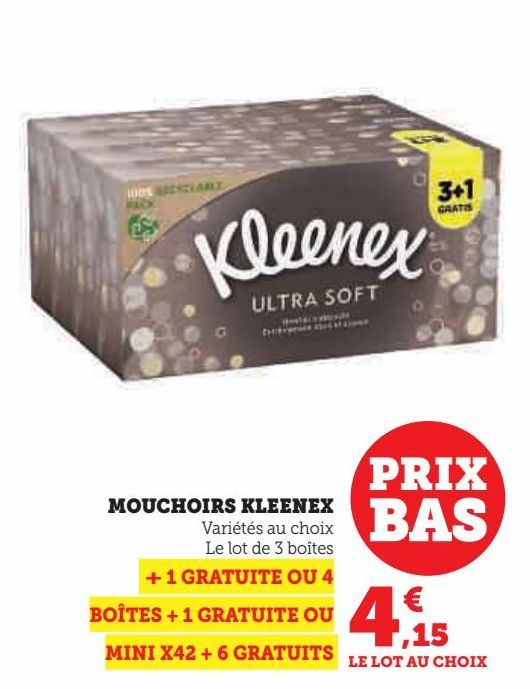 MOUCHOIRS KLEENEX