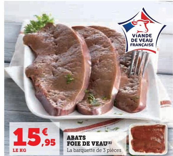 ABATS FOIE DE VEAU