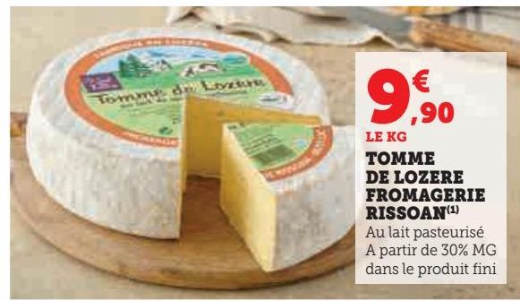 TOMME DE LOZERE FROMAGERIE RISSOAN