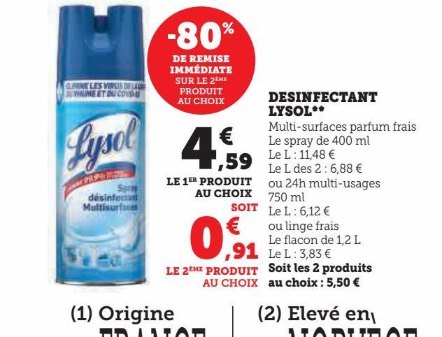 DESINFECTANT LYSOL