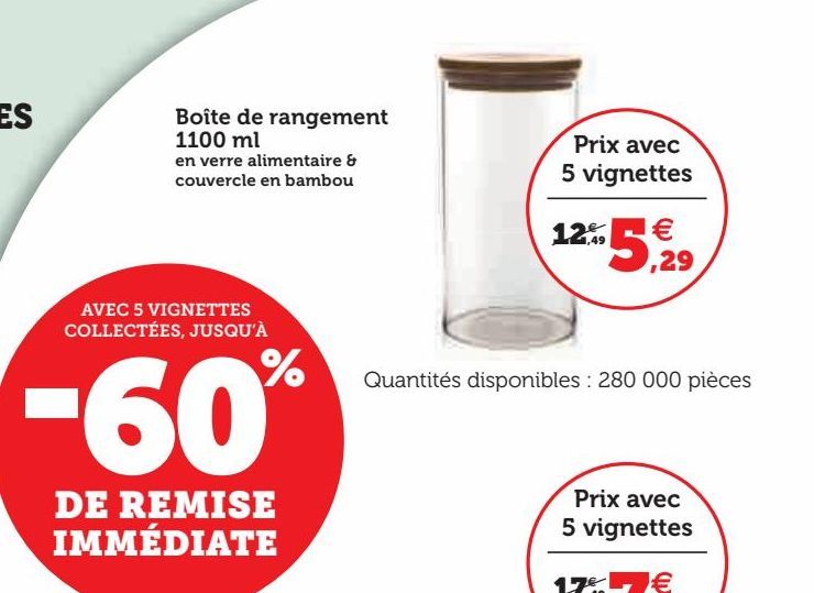 Boîte de rangement 1100 ml