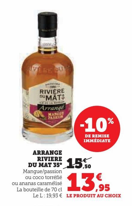 Arrange riviere du mat 35°