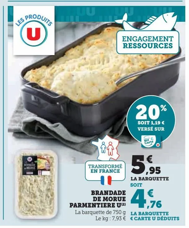 brandade de morue parmentiere u