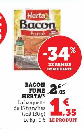 Bacon fume Herta