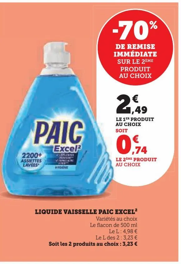 liquide vaisselle paix excel