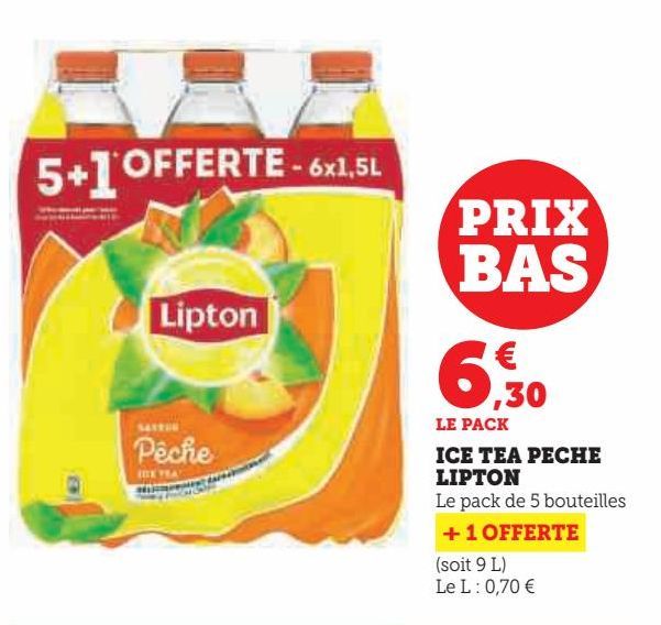 ice tea peche Lipton