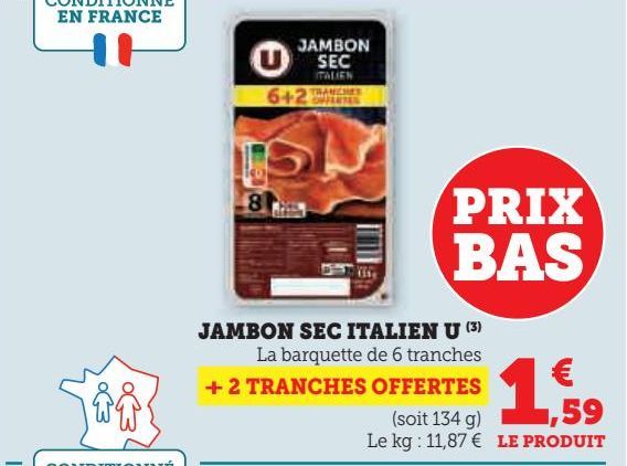 Jambon sec Italien U