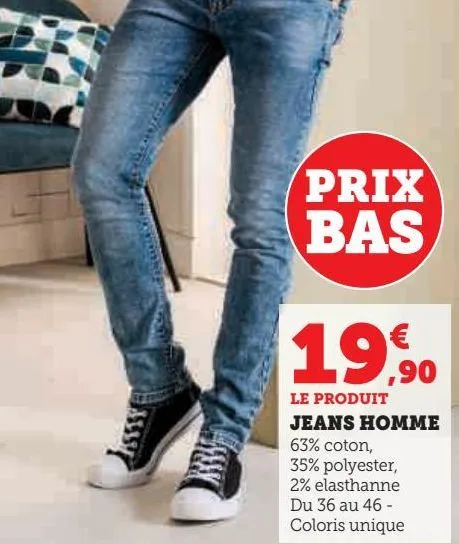 jeans homme