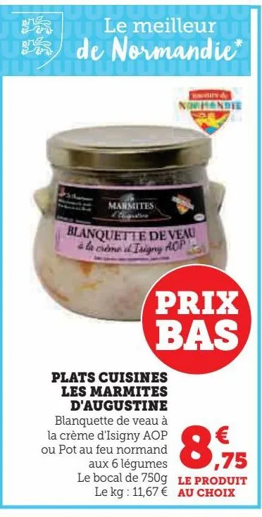 plats cuisines les marmites d'augustine