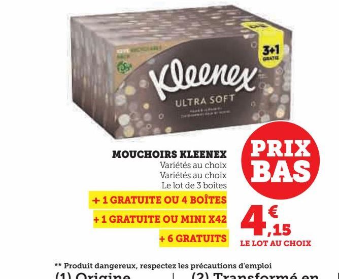 mouchoirs Kleenex