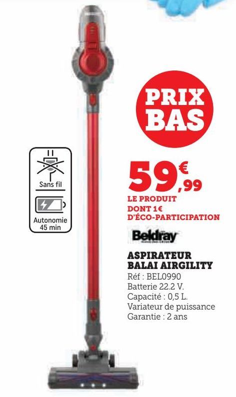 ASPIRATEUR  BALAI AIRGILITY