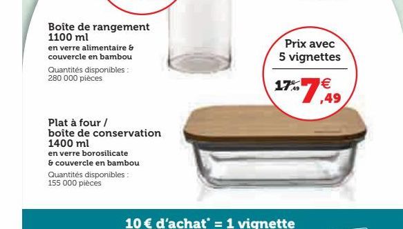 Plat à four /  boîte de conservation 1400 ml