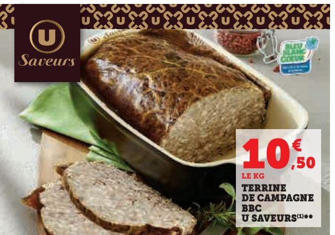 TERRINE  DE CAMPAGNE  BBC  U SAVEURS