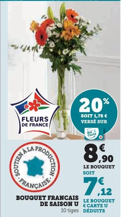 bouquet francais  de saison u