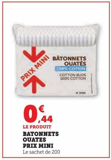 BATONNETS  OUATES  PRIX MINI