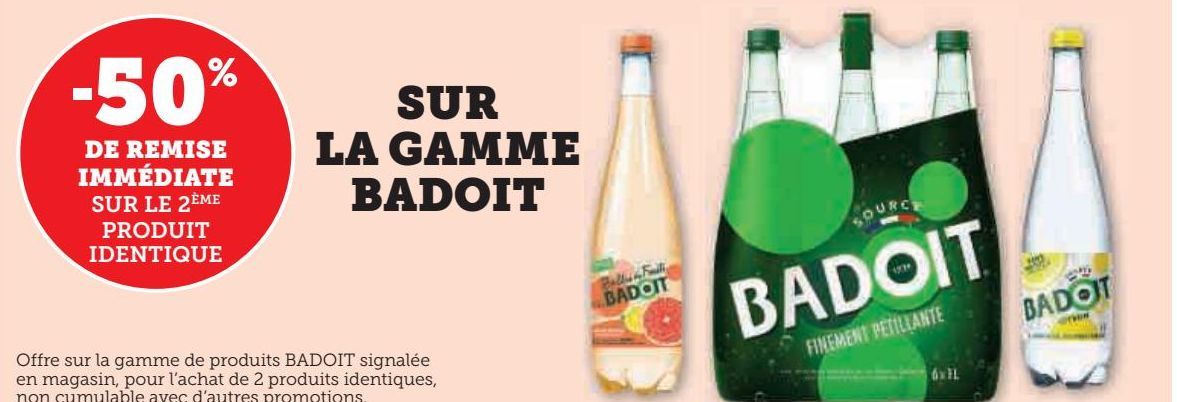 LA GAMME  BADOIT