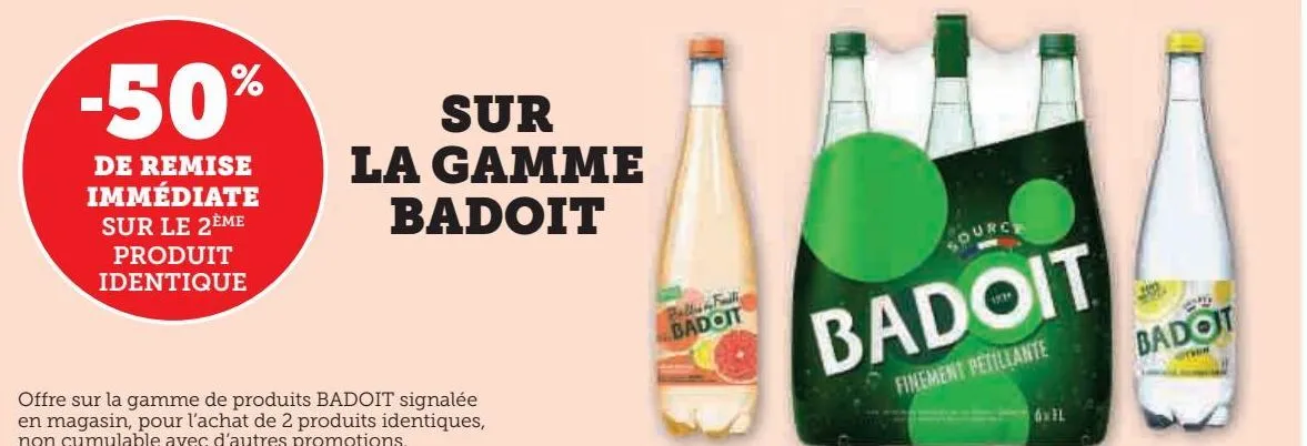 la gamme  badoit