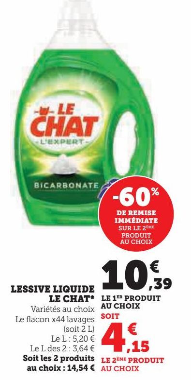 LESSIVE LIQUIDE  LE CHAT