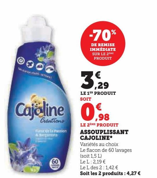 ASSOUPLISSANT  CAJOLINE