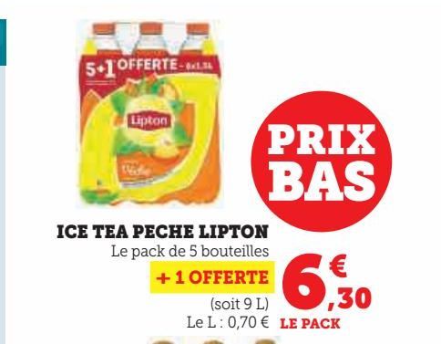 ICE TEA PECHE  LIPTON