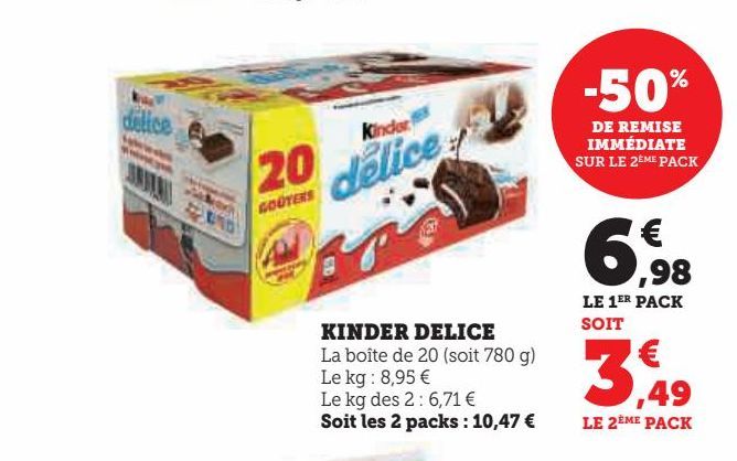 KINDER DELICE