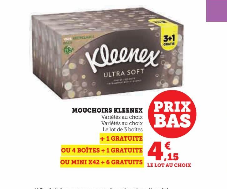 MOUCHOIRS KLEENEX