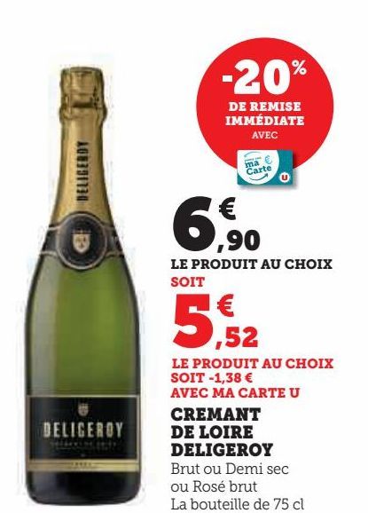 CREMANT  DE LOIRE  DELIGEROY