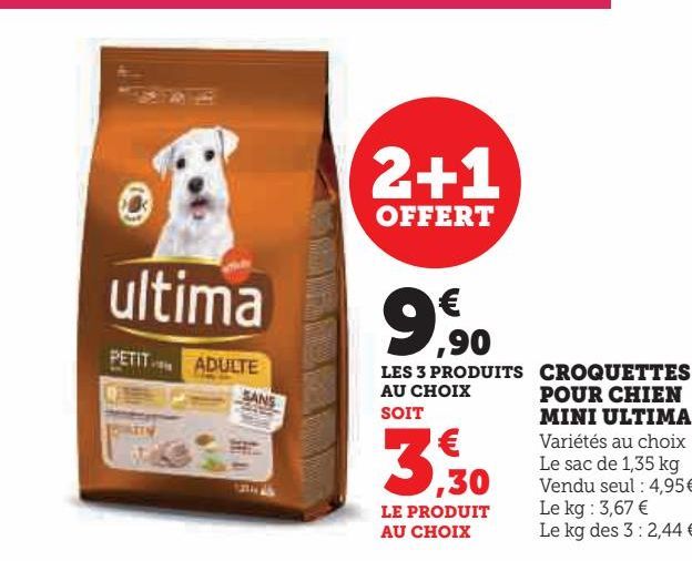 CROQUETTES  POUR CHIEN  MINI ULTIMA